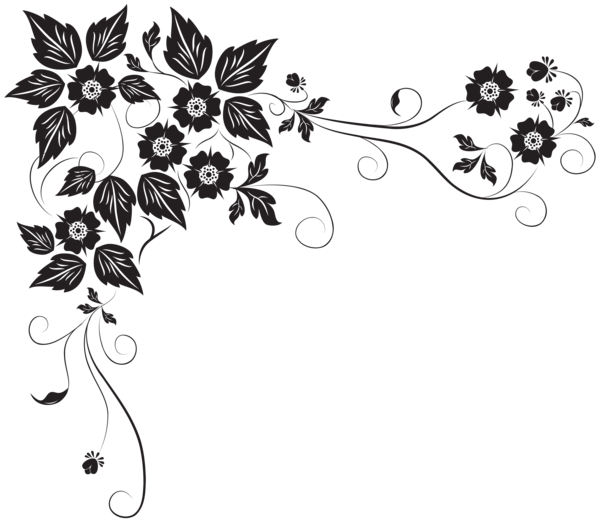 This png image - Floral Decor PNG Clip Art Image, is available for free download