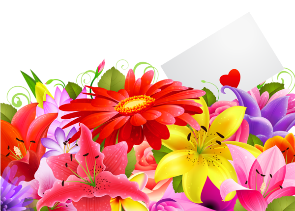 Flores hermosas y otras imagenes en PNG Floral_Decoration_PNG_Clipart