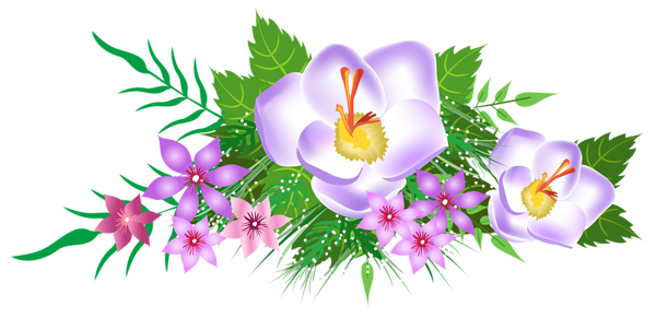 This png image - Flowers Decorative Element PNG Image, is available for free download