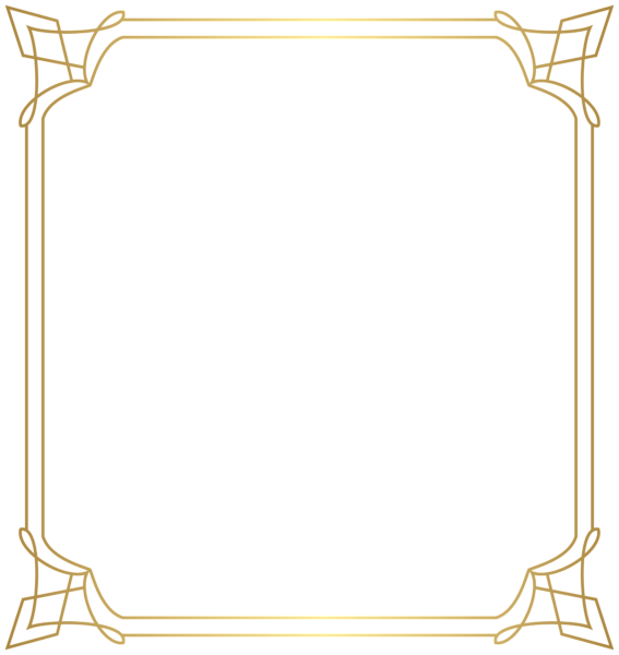 This png image - Frame Border Golden Clip Art, is available for free download