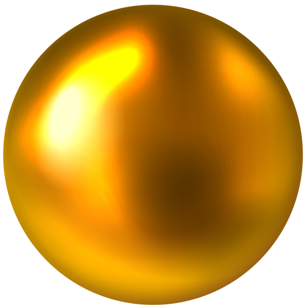 This png image - Gold Ball Free PNG Clip Art Image, is available for free download