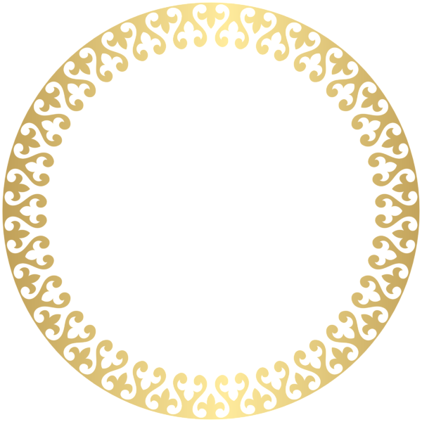 This png image - Gold Ornate Round Frame PNG Clipart, is available for free download