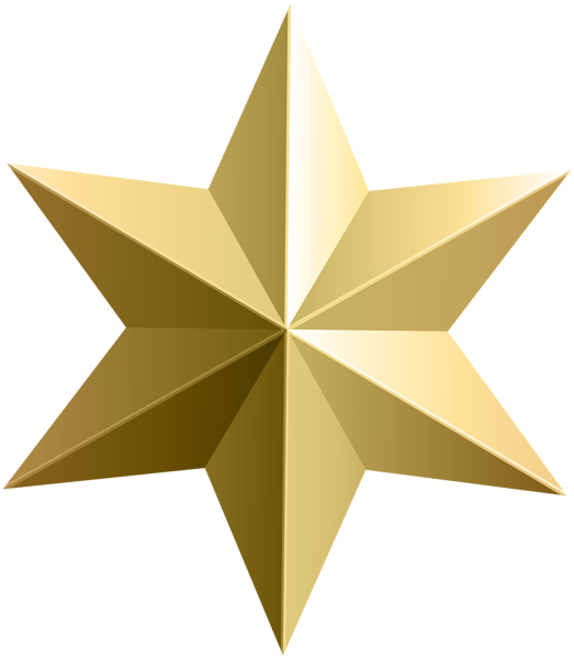 Gold Star Transparent PNG Clip Art Image | Gallery Yopriceville - High