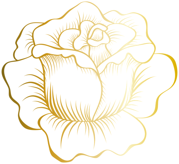 This png image - Golden Rose PNG Clip Art Image, is available for free download