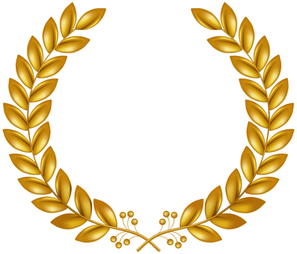 This png image - Golden Wreath Transparent PNG Clip Art, is available for free download