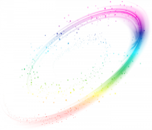 This png image - Oval Rainbow Effect PNG Picture, is available for free download