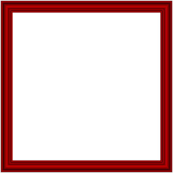 Red Border Frame Transparent PNG Image | Gallery Yopriceville - High