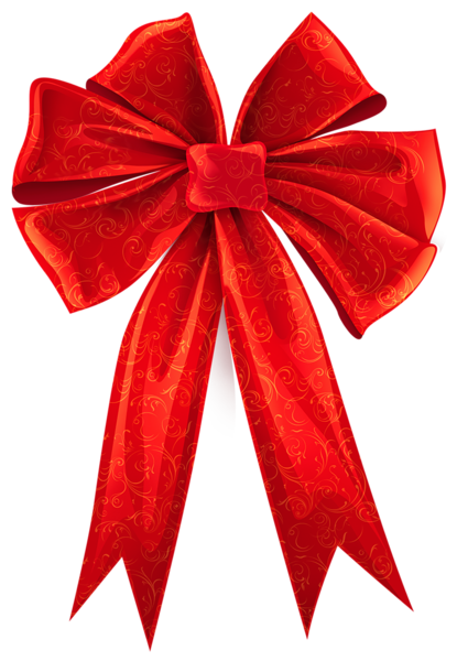 [THSC]ان كنــتـــــــــي...كـــح  Red_Bow_with_Ornaments_Decor_PNG_Clipart