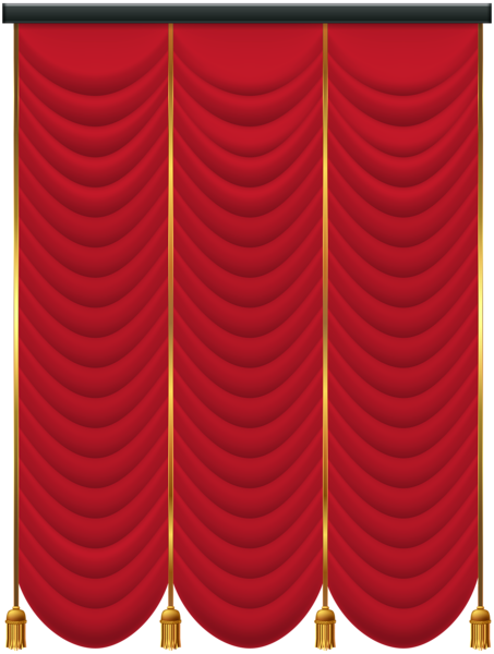 This png image - Red Curtain Transparent Clip Art, is available for free download