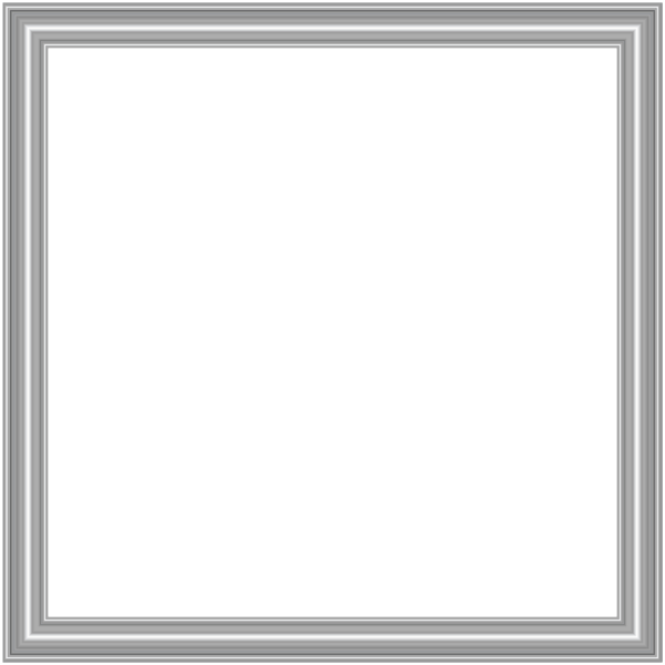 Silver Border Frame Transparent PNG Image | Gallery Yopriceville - High