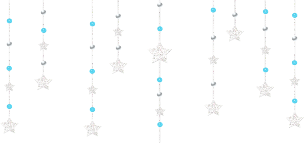 This png image - Transparent Decorative Hanging Stars, is available for free download