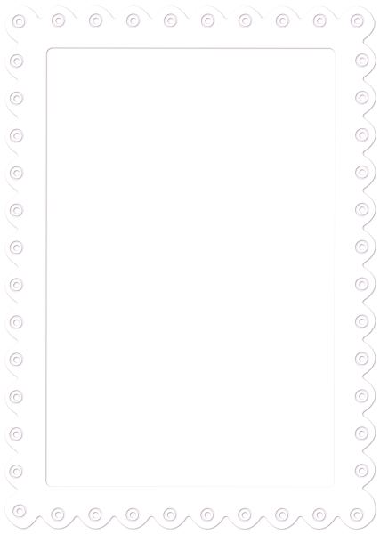 This png image - White Border Frame Transparent PNG Clip Art, is available for free download