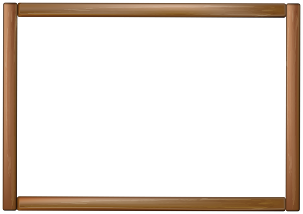 This png image - Wooden Border Frame PNG Clipart, is available for free download
