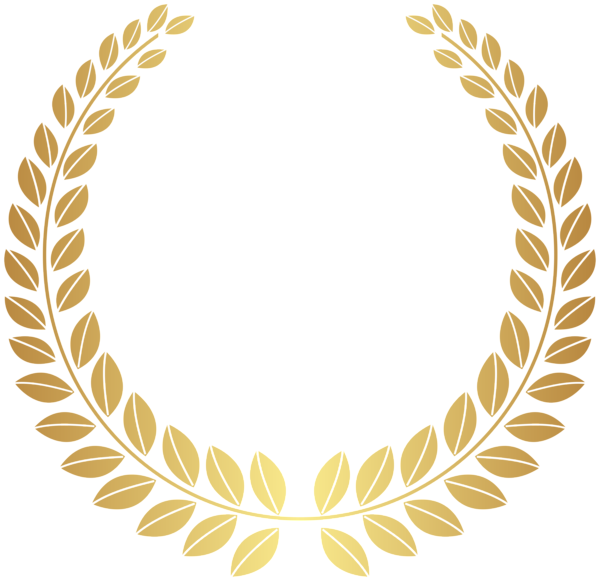 This png image - Wreath Transparent Gold PNG Clipart, is available for free download