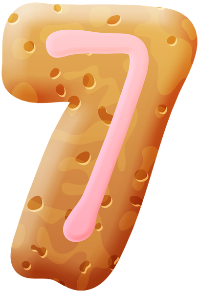 This png image - Biscuit Number Seven PNG Clipart Image, is available for free download