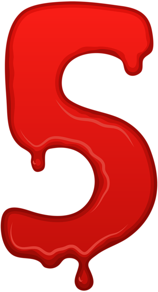 This png image - Bloody Number Five PNG Clip Art Image, is available for free download