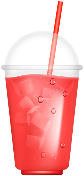 This png image - Red Drink with Ice PNG Clipart, is available for free download