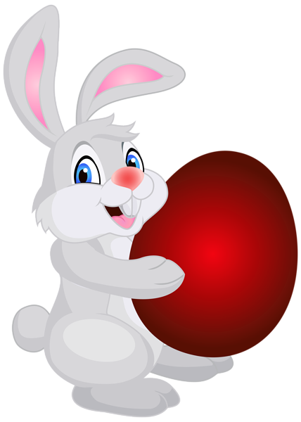 This png image - Bunny with Easter Egg PNG Clip Art Image, is available for free download