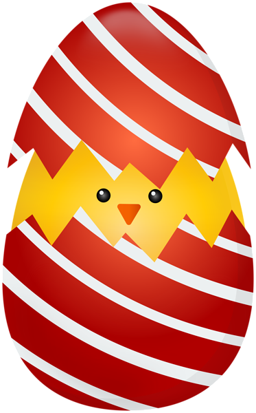 This png image - Chicken in Red Easter Egg Clipart, is available for free download