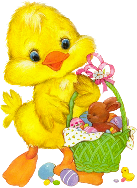 Easter Chicken Clipart