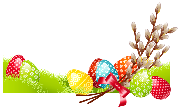 This png image - Easter Deco with Eggs PNG Clipart Picture, is available for free download