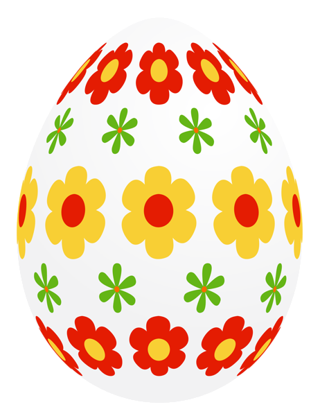 This png image - Easter Egg with Flowers PNG Picture, is available for free download