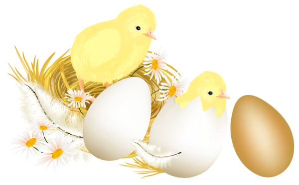 This png image - Easter Eggs and Chickens PNG Picture Clipart, is available for free download