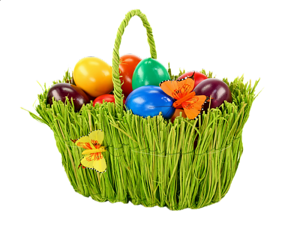 This png image - Easter Green Basket, is available for free download