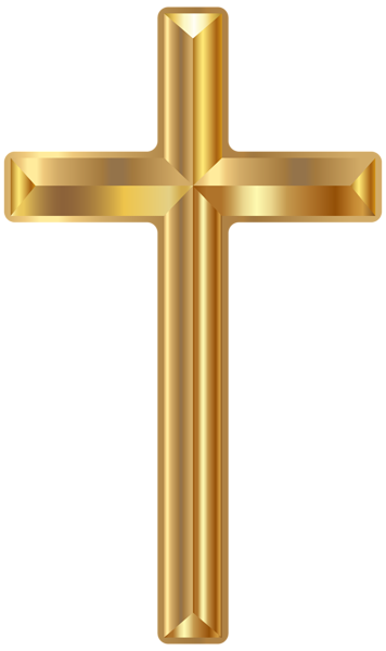 Gold Cross PNG Transparent Clip Art Image | Gallery Yopriceville - High