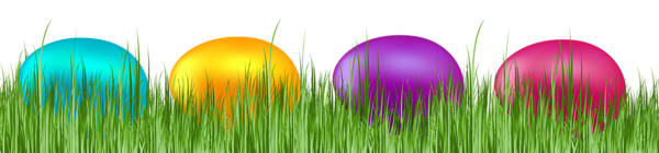 This png image - Grass with Easter Eggs Transparent PNG Clip Art Image, is available for free download