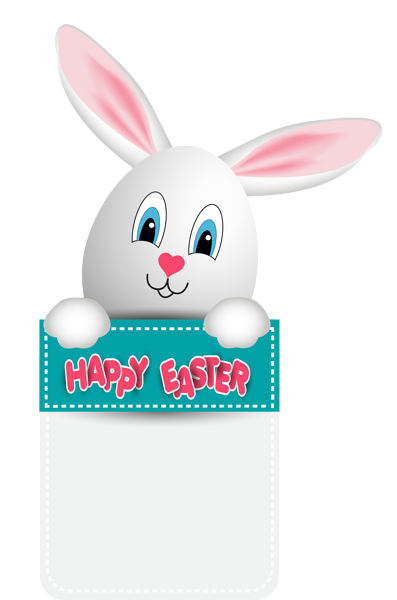 This png image - Happy Easter with Bunny Egg PNG Clipart Image, is available for free download