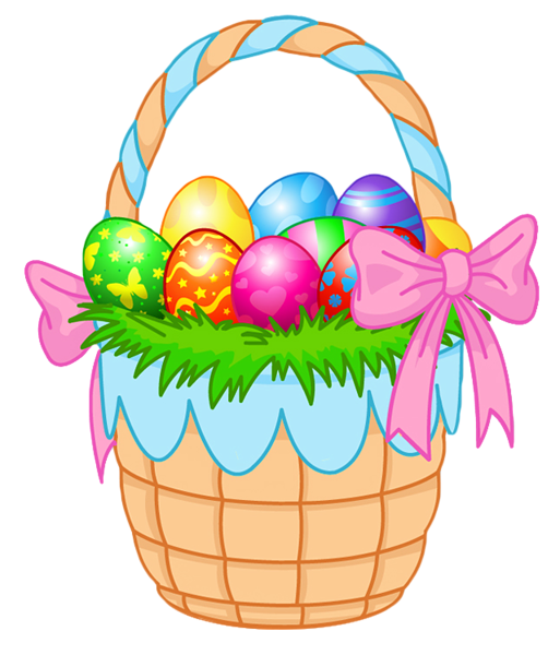 This png image - Transparent Easter Basket PNG Clipart Picture, is available for free download