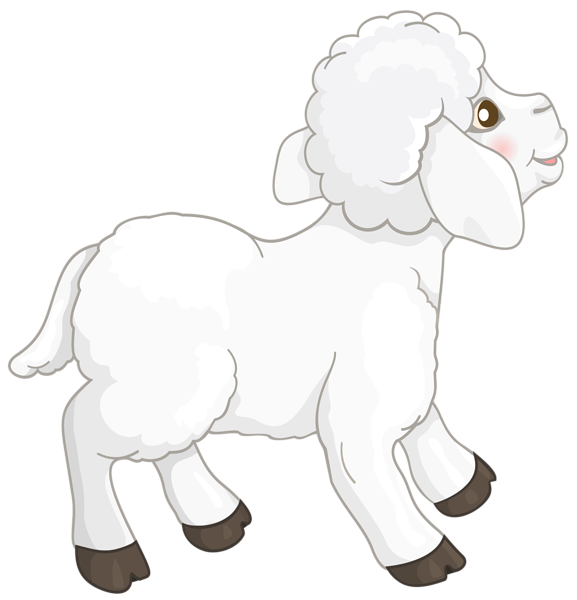 This png image - Transparent White Lamb PNG Clipart Picture, is available for free download
