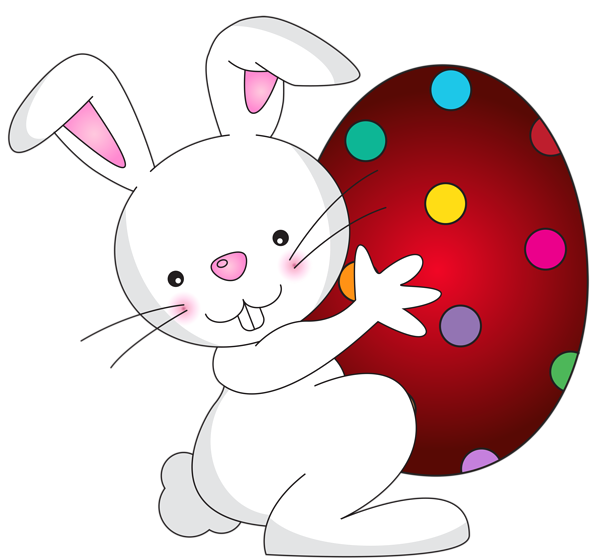 This png image - White Easter Bunny Transparent PNG Clip Art Image, is available for free download