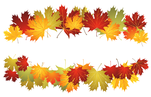 This png image - Fall Deco Leafs PNG Clipart Picture, is available for free download