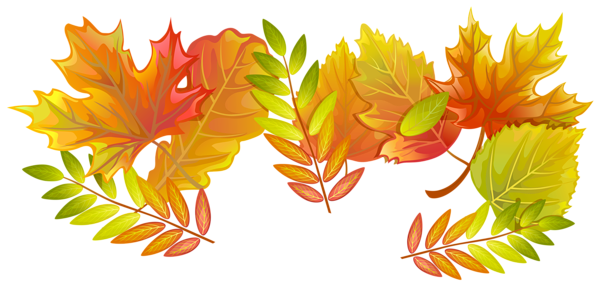 This png image - Fall Leaves PNG Decorative Clipart Image, is available for free download