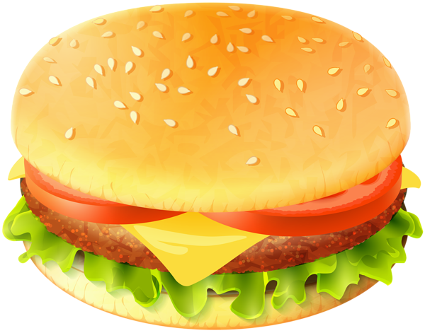 Burger PNG Clip Art Image | Gallery Yopriceville - High-Quality Images