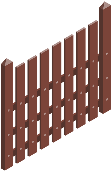 This png image - Brown Fence PNG Clip Art, is available for free download