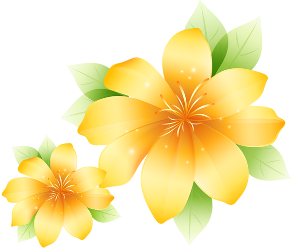 This png image - Large Yellow Flower Clipart, is available for free download