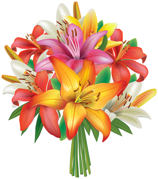 free spring flower bouquet clipart - photo #18