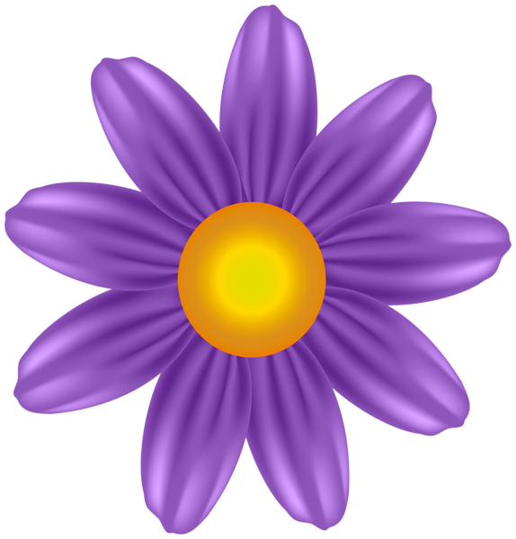 This png image - Purple Flower Transparent Clipart, is available for free download