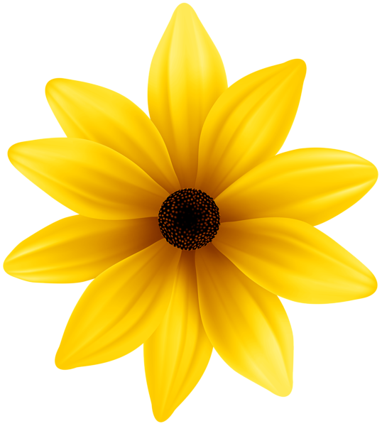 Yellow Flower PNG Clip Art Image | Gallery Yopriceville - High-Quality