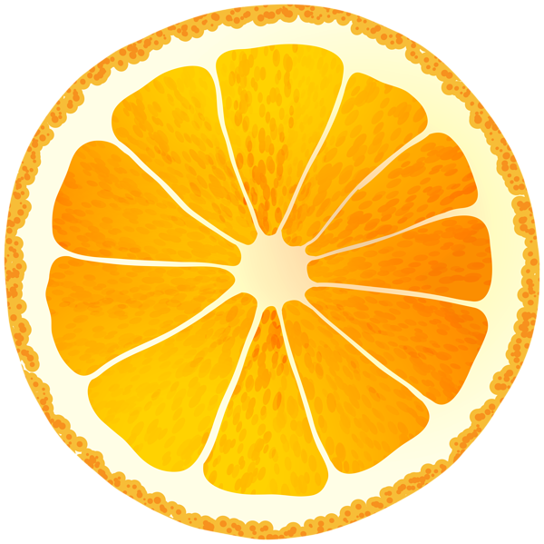 This png image - Circle Orange Slice PNG Clipart Image, is available for free download