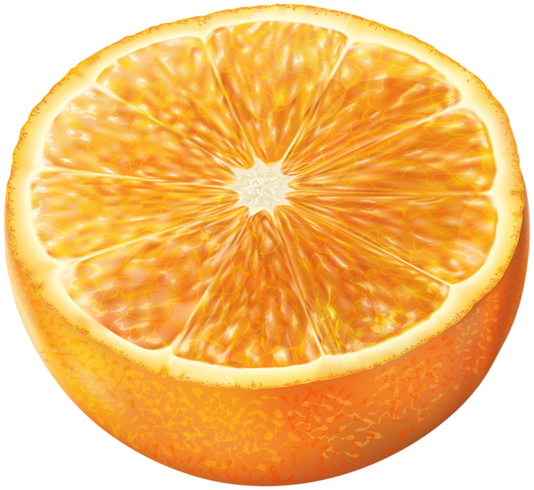 This png image - Half Orange Transparent PNG Clip Art, is available for free download