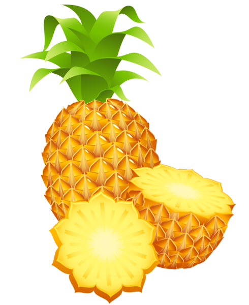 This png image - Large Painted Pineapple PNG Clipart, is available for free download