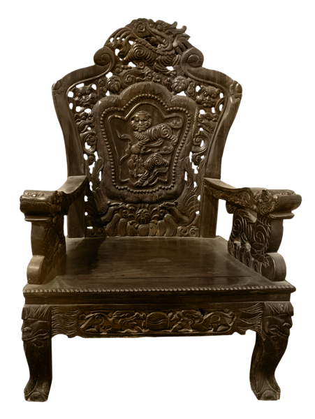 This png image - Transparent Carved Wooden Chair PNG Picture, is available for free download