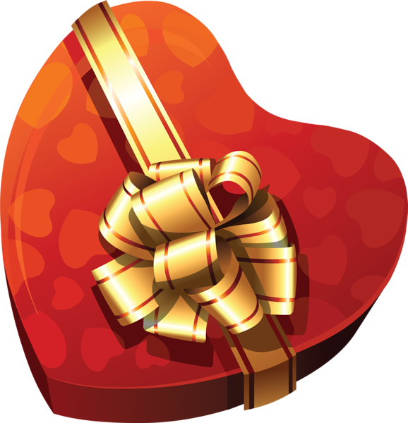 Large Heart Gift Box Clipart Gallery Yopriceville High