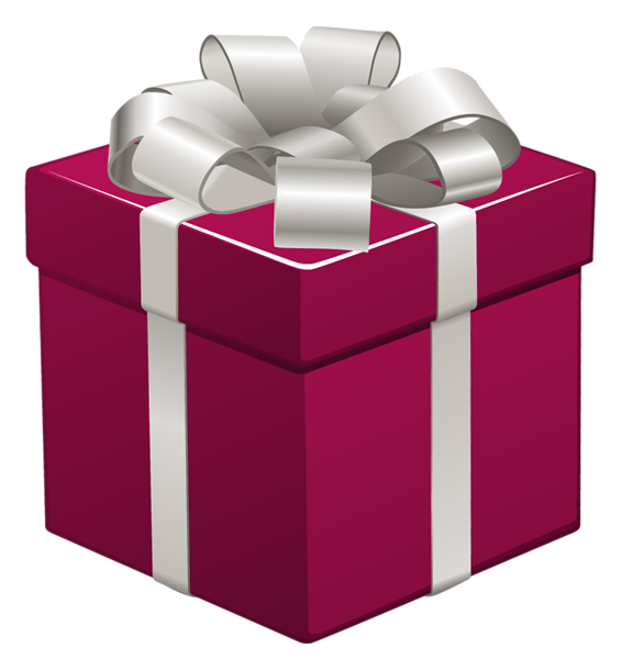 This png image - Transparent Pink Present with Silver Bow PNG Clipart, is available for free download