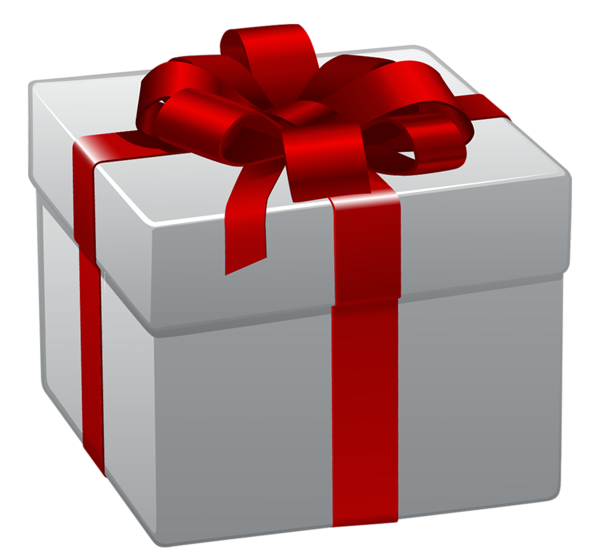 This png image - Transparent White Present Box with Red Bow PNG Clipart, is available for free download