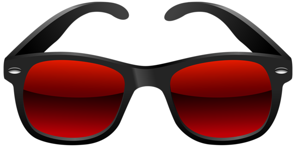 This png image - Black and Red Sunglasses PNG Clipart Image, is available for free download